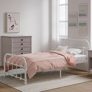 The Melissa Metal Twin Bed By Bk Furniture, Twin Bed Connector Ikea Australia