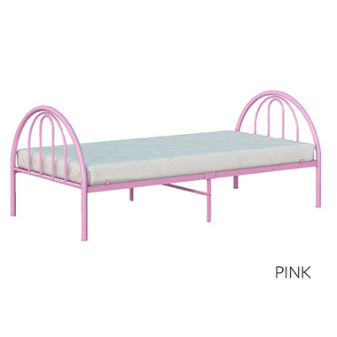 Brooklyn Metal Twin Bed By Bk Furniture, Mainstays Metal Canopy Bed Assembly Instructions